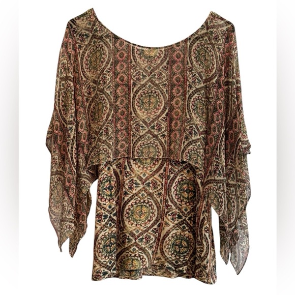 Anthropologie Multicolor Patterned Blouse - Picture 5 of 11